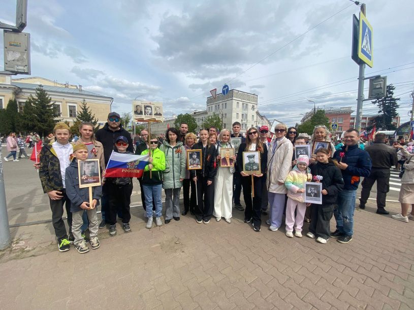 СШОР №1 — в рядах «Бессмертного полка»