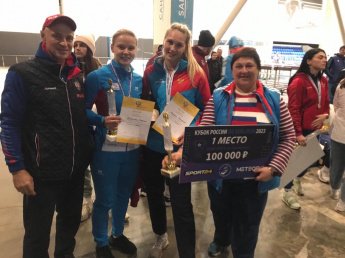 Дудкина Анастасия - победитель Кубка России по бобслею!